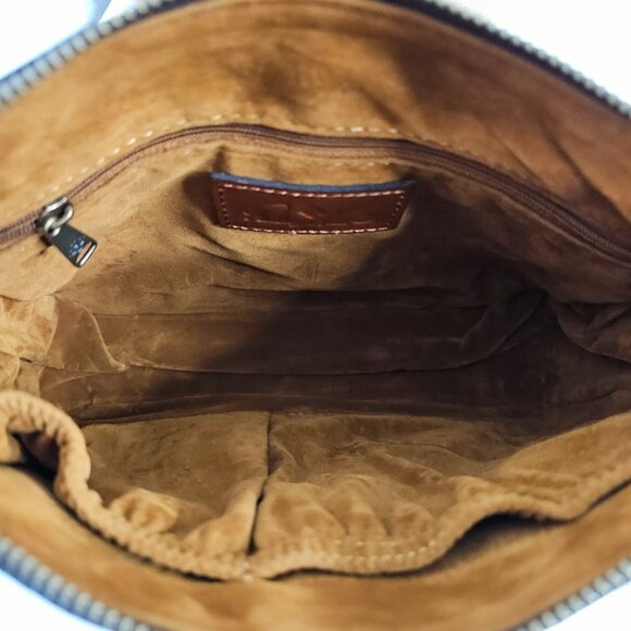 NWT PATRICIA NASH Vallata Crossbody Bag PRAIRIE ROSE TAN FLORAL Leather Nazaire - Picture 9 of 9